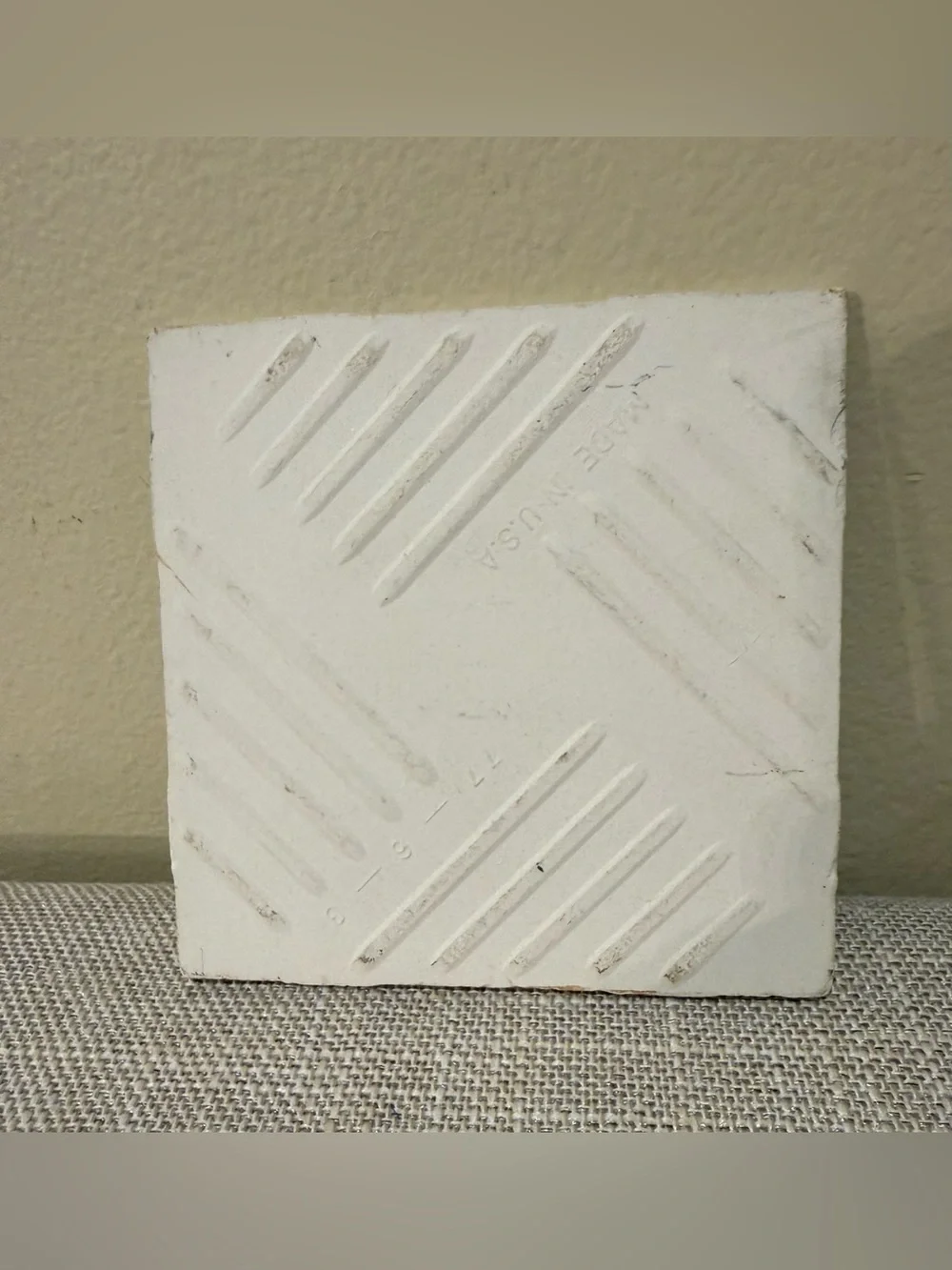 Vintage Daughters of the Nile Masonic Ceramic Trivet Tile Green USA